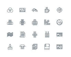 Set Of 20 Universal Editable Icons. Includes Elements Such As 3d