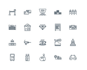 Set Of 20 Universal Editable Icons. Includes Elements Such As 3d