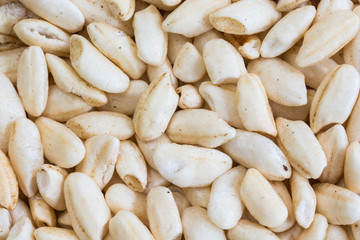 米菓子のクローズアップ