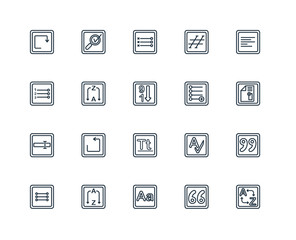 Set Of 20 Universal Editable Icons. Includes Elements Such As Tr