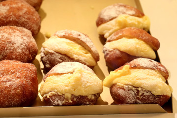0liebollen shop, Dutch traditional donuts for New Year