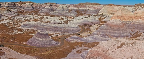Blue Mesa in petrified national park