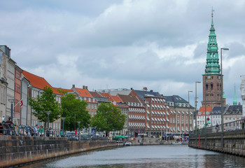 Waterfront Canal District in Copenhagen, Denmark