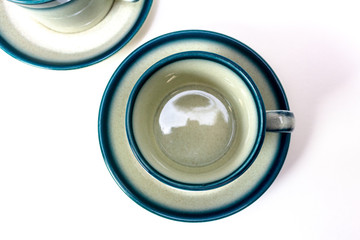 Empty Vintage Coffee Cup