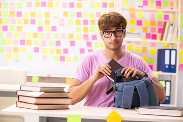 Student preparing for exams with many conflicting priorities 