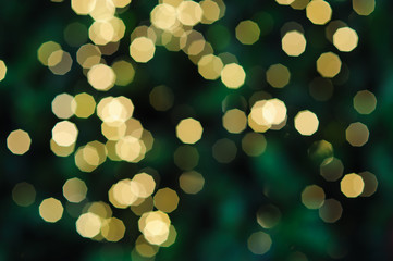 Multicolored defocused bokeh lights background