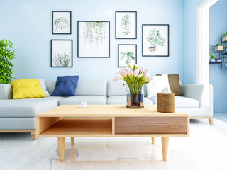 Modern sleek minimalist elegant living room design