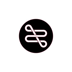 number two infinity line logo 