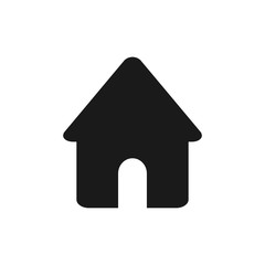 Home icon. House vector icon