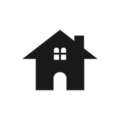 Home icon. House vector icon
