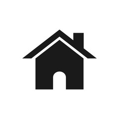Home icon. House vector icon
