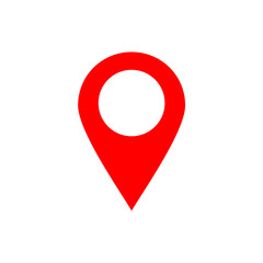 Maps pin. Location pin. Pin icon vector. Location map icon.