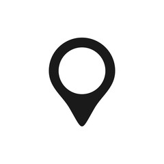 Maps pin. Location pin. Pin icon vector. Location map icon.