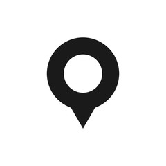 Maps pin. Location pin. Pin icon vector. Location map icon.