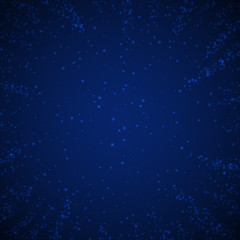 Magic stars Christmas background. Subtle flying sn