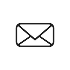 Mail vector icon. E-mail icon. Envelope illustration. message