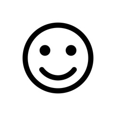 Smile icon. Happy face symbol.Smile icon for your web design.
