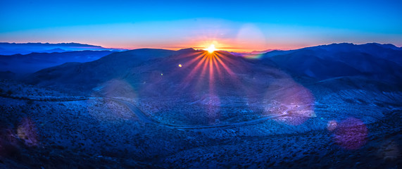 driving around death valley national park in california © digidreamgrafix