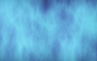 Background of abstract blue color smoke. The wall of blue fog. 3D illustration
