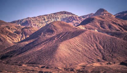 Fototapeta na wymiar death valley national park hike in california