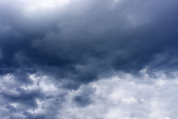 Fototapeta premium dark storm clouds with background,Dark clouds before a thunder-storm.
