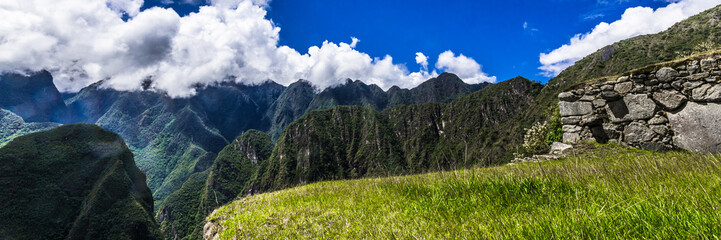 Green mountains of Peru