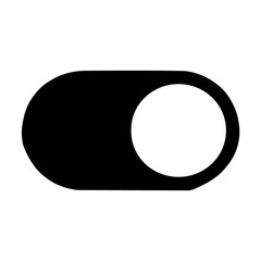 Toggle vector icon. Simple vector illustration