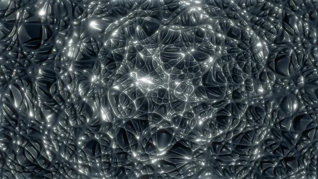 Metal Threads - Beautiful Creepy Slime Thingy Video Background Loop // Shimmering very weird slimy thread objects with a metallic touch. This looping video clip is as creepy as beautiful.
