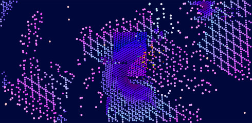 abstract vector background-Dot Graphics