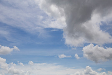 Obraz premium Black storm clouds.