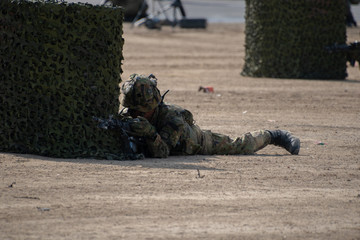 Fototapeta premium 陸上自衛隊の自衛官