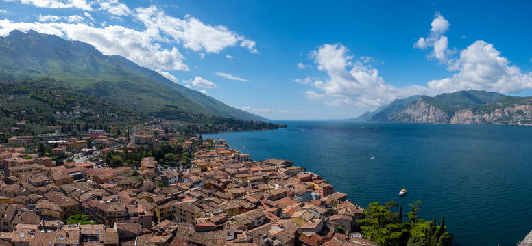 Malcesine  Italien Panorma