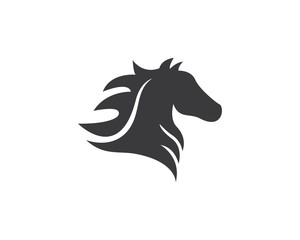 Horse Logo Template Vector illustration design