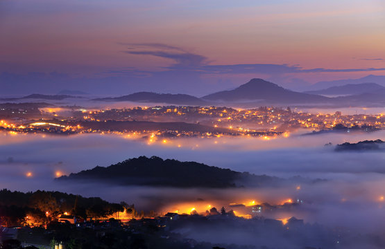 City night light - Dalat, Vietnam