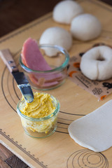 ベーグルの準備