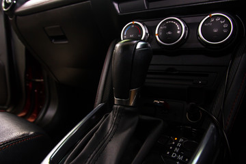 Luxury Car Interior -Gear shift handle