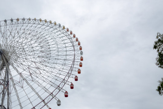 Tempozan Ferris Wheel In Osaka