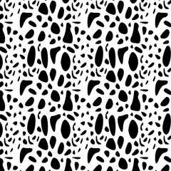 leopard pattern texture repeating monochrome black and white.