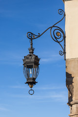Fototapeta na wymiar Vintage Ornamental Lamp in Krakow