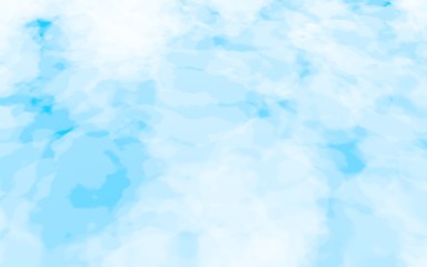 Background of abstract white color smoke isolated on blue color background. The wall of white fog. 3D illustration