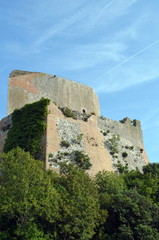 Fototapeta na wymiar Rocca d’Orcia in der Toskana