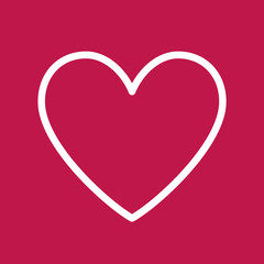Heart Icon. Vector Line.