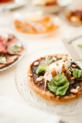 Breakfast in hotels from a variety of very beautiful and colorful dishes. Appetizers, main dishes and desserts