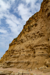 Fototapeta premium West Bay at the jurassic coast in South England Dorset