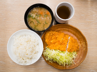 Pork Tonkatsu set - Japanese food
