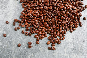 Coffee beans background.