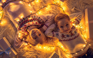 Children waiting for Christmas