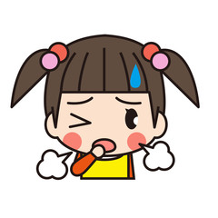 咳をする子供