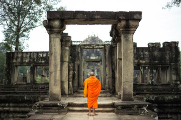 a monk and the temple