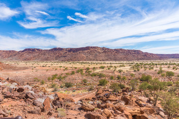 Beautiful landscape in Twyfelfontein ( Unesco world heritage site), Damaraland, Namibia.